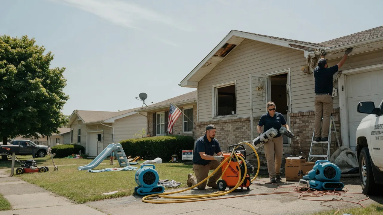 Water Damage Restoration in Oakford, IN near me